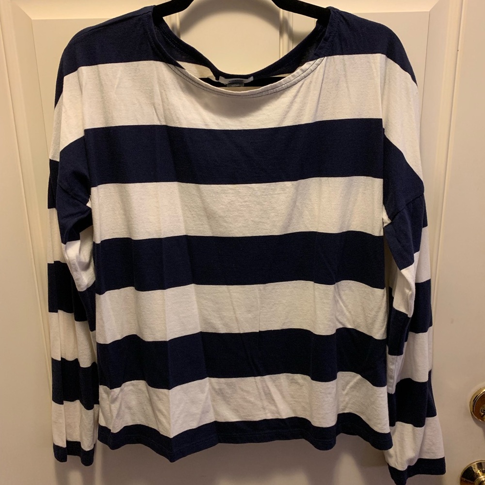NWOT Long sleeve large striped shirt